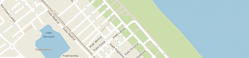 Mappa della impresa albergo venus a RIMINI