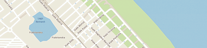 Mappa della impresa pensione luana a RIMINI