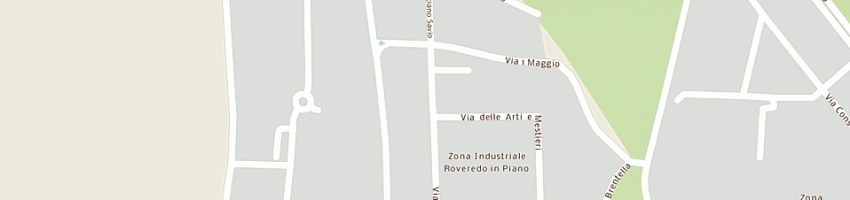 Mappa della impresa tecnoimpianti sas a ROVEREDO IN PIANO