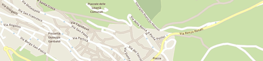 Mappa della impresa albergo il duomo a ASSISI