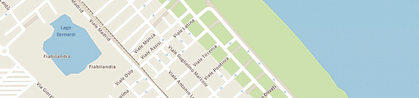Mappa della impresa albergo sabrina a RIMINI