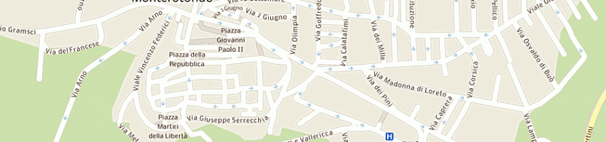 Mappa della impresa casa design srl a MONTEROTONDO