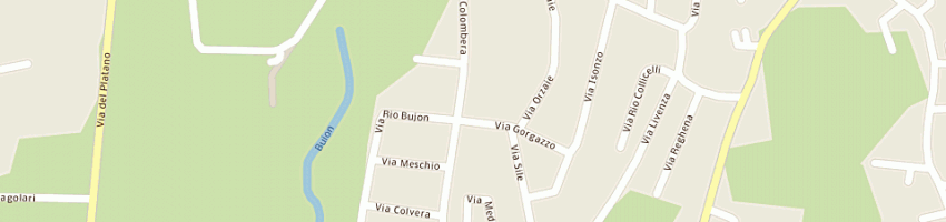 Mappa della impresa bortolin gilberto a PORCIA