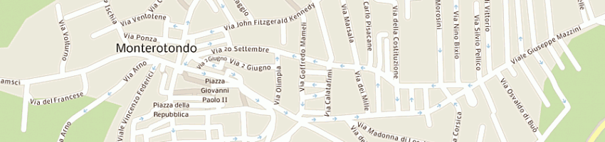 Mappa della impresa mapi snc di stefania e laura messina a MONTEROTONDO