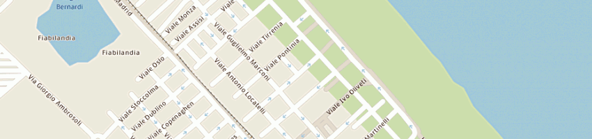 Mappa della impresa pensione valle chiara a RIMINI