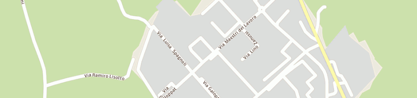 Mappa della impresa la fores srl a PASIANO DI PORDENONE