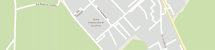 Mappa della impresa bp srl a PASIANO DI PORDENONE