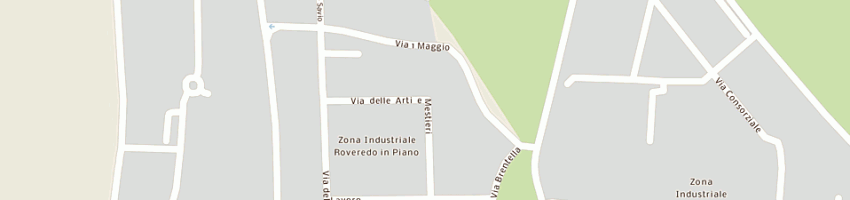 Mappa della impresa las srl a ROVEREDO IN PIANO