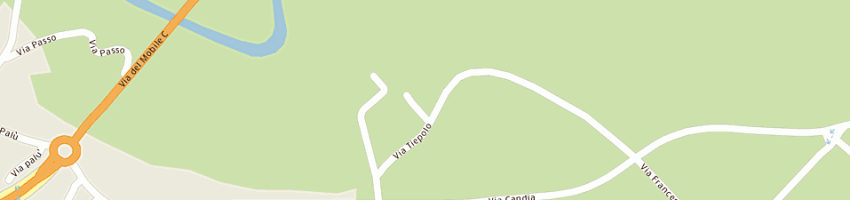 Mappa della impresa pin antonio a PASIANO DI PORDENONE