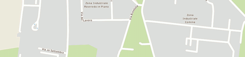 Mappa della impresa bartolini spa a ROVEREDO IN PIANO
