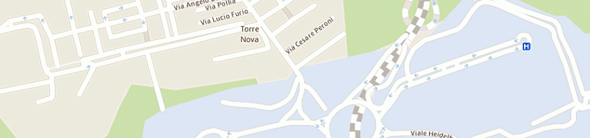 Mappa della impresa autofficina di fuorivia lino a ROMA