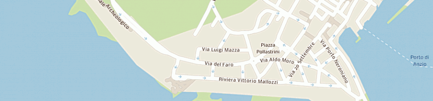 Mappa della impresa mulera maria luisa a ANZIO