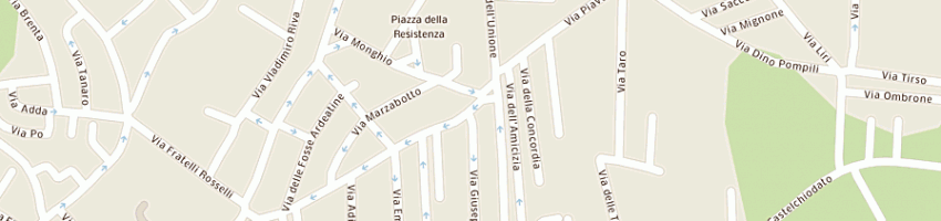 Mappa della impresa spazio verde di massari alessandro a MONTEROTONDO