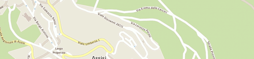 Mappa della impresa vetreria rossi renato a ASSISI