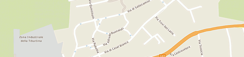 Mappa della impresa d e c super clean a ROMA