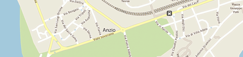 Mappa della impresa arredamenti tiemme srl a ANZIO