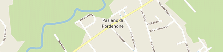 Mappa della impresa angolo agenzia immobiliare di muffarotto marco a PASIANO DI PORDENONE