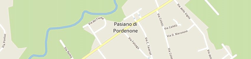 Mappa della impresa mercerie flavia a PASIANO DI PORDENONE