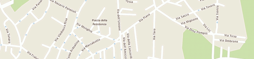 Mappa della impresa comune di monterotondo a MONTEROTONDO