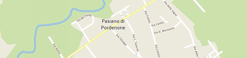 Mappa della impresa studio bressan e piccinin a PASIANO DI PORDENONE