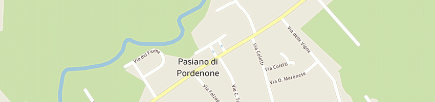 Mappa della impresa gamma legno (srl) a PASIANO DI PORDENONE