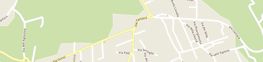 Mappa della impresa caini giorgio a PORCIA