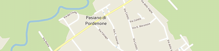 Mappa della impresa pram di tinteri e e c a PASIANO DI PORDENONE