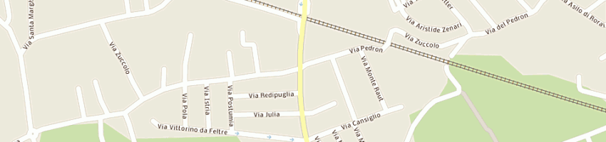 Mappa della impresa osteria zuccolo a PORCIA