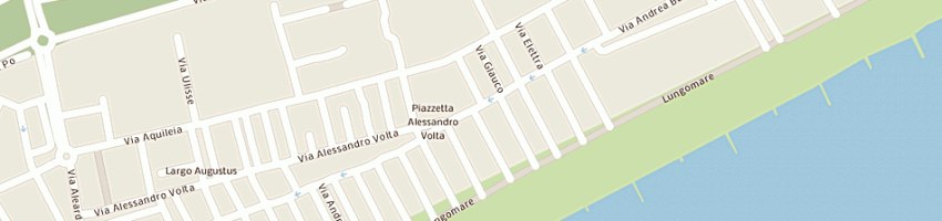 Mappa della impresa ristorante pizzeria 'al brigantino' a IESOLO