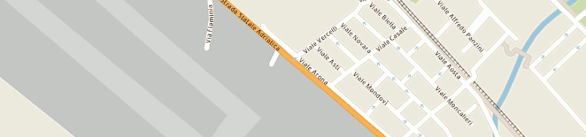 Mappa della impresa caritas associazione madonna del mare a RICCIONE