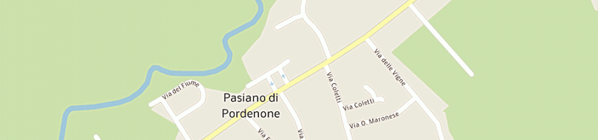 Mappa della impresa banca popolare friuladria spa a PASIANO DI PORDENONE