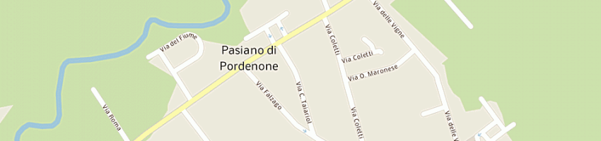 Mappa della impresa paolin francesco a PASIANO DI PORDENONE