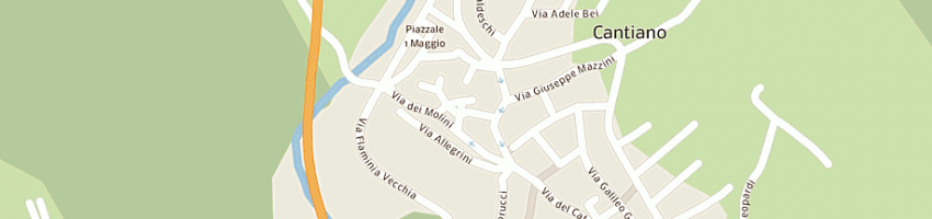 Mappa della impresa cgil - inca a CANTIANO