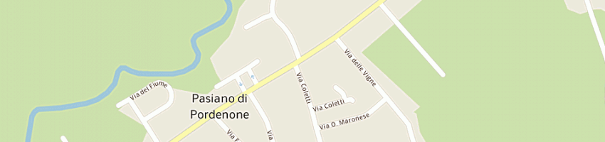 Mappa della impresa t studio di trevisiol efrem e c snc a PASIANO DI PORDENONE