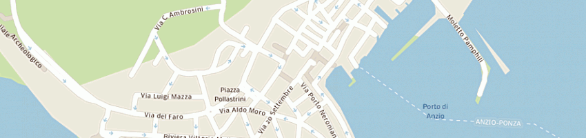 Mappa della impresa ufficio informazturistica anzio a ANZIO