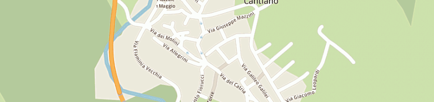 Mappa della impresa scuola media a CANTIANO