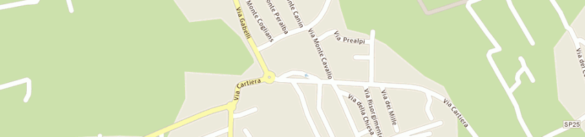 Mappa della impresa municipio di porcia a PORCIA