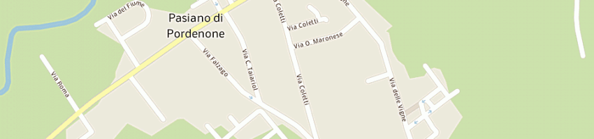Mappa della impresa santarossa alberto a PASIANO DI PORDENONE