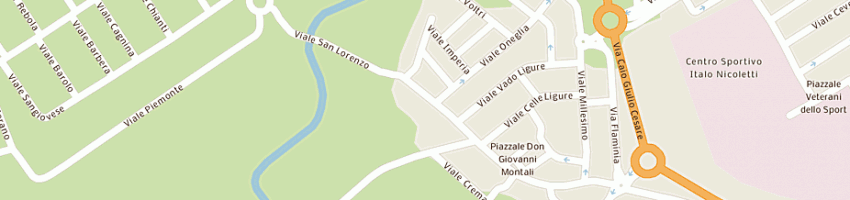 Mappa della impresa piraccini ivan a RICCIONE