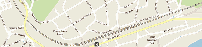 Mappa della impresa comando provinciale vigili del fuoco roma a ANZIO