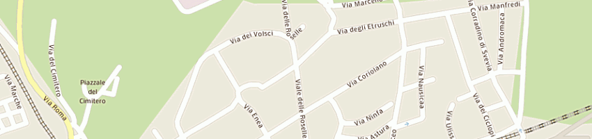 Mappa della impresa sparagna stefano a ANZIO