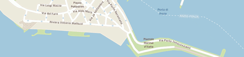 Mappa della impresa ristorante la filera di grazia evangelista a ANZIO