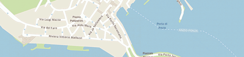 Mappa della impresa da romolo al porto a ANZIO