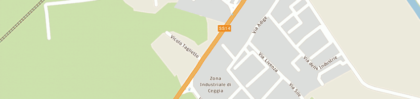Mappa della impresa a g tec di gallo giovanni a CEGGIA