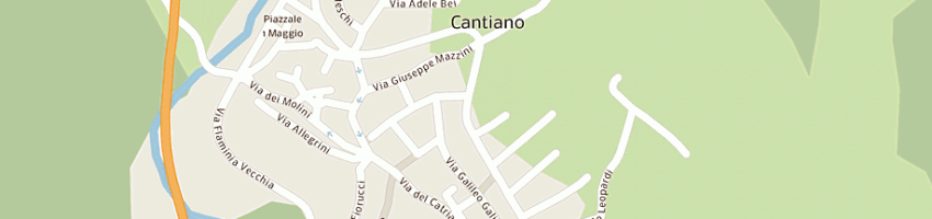 Mappa della impresa luchetti giuseppe a CANTIANO