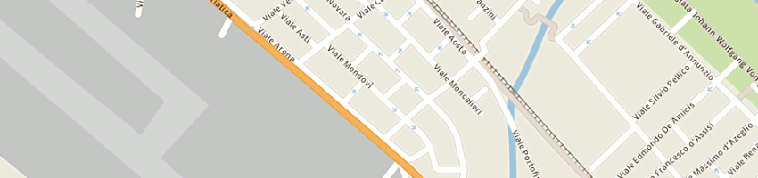 Mappa della impresa rossi giovanni a RICCIONE
