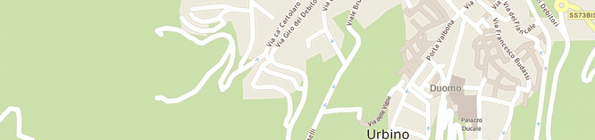 Mappa della impresa wk srl a URBINO