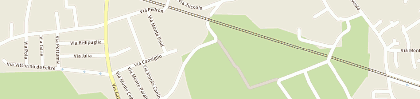 Mappa della impresa villalta floricoltura (snc) a PORDENONE