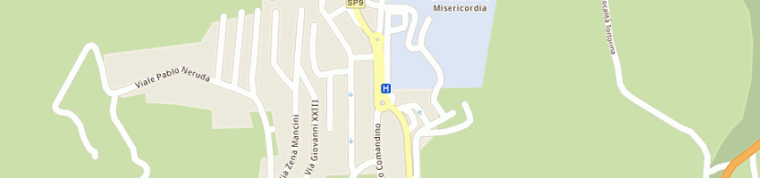 Mappa della impresa bar canasta a URBINO