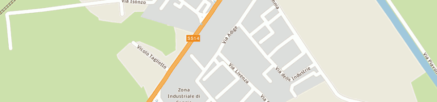 Mappa della impresa autofficina brussolo mario snc a CEGGIA